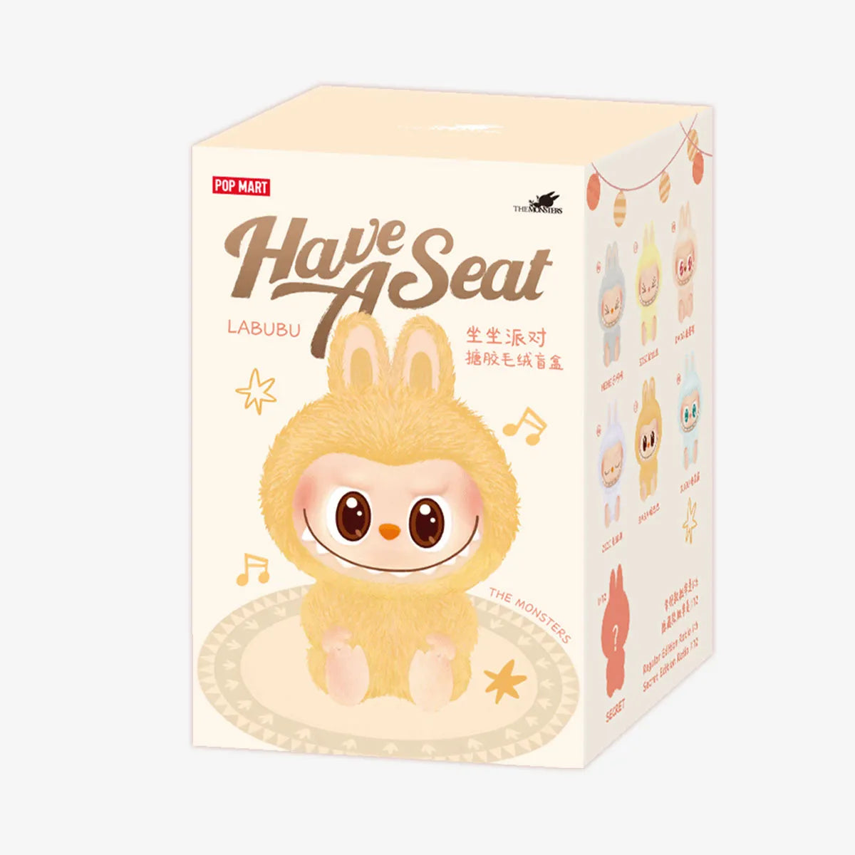 Pop Mart Labubu The Monsters ‘Have A Seat’ Vinyl Plush Pendant Blind Box