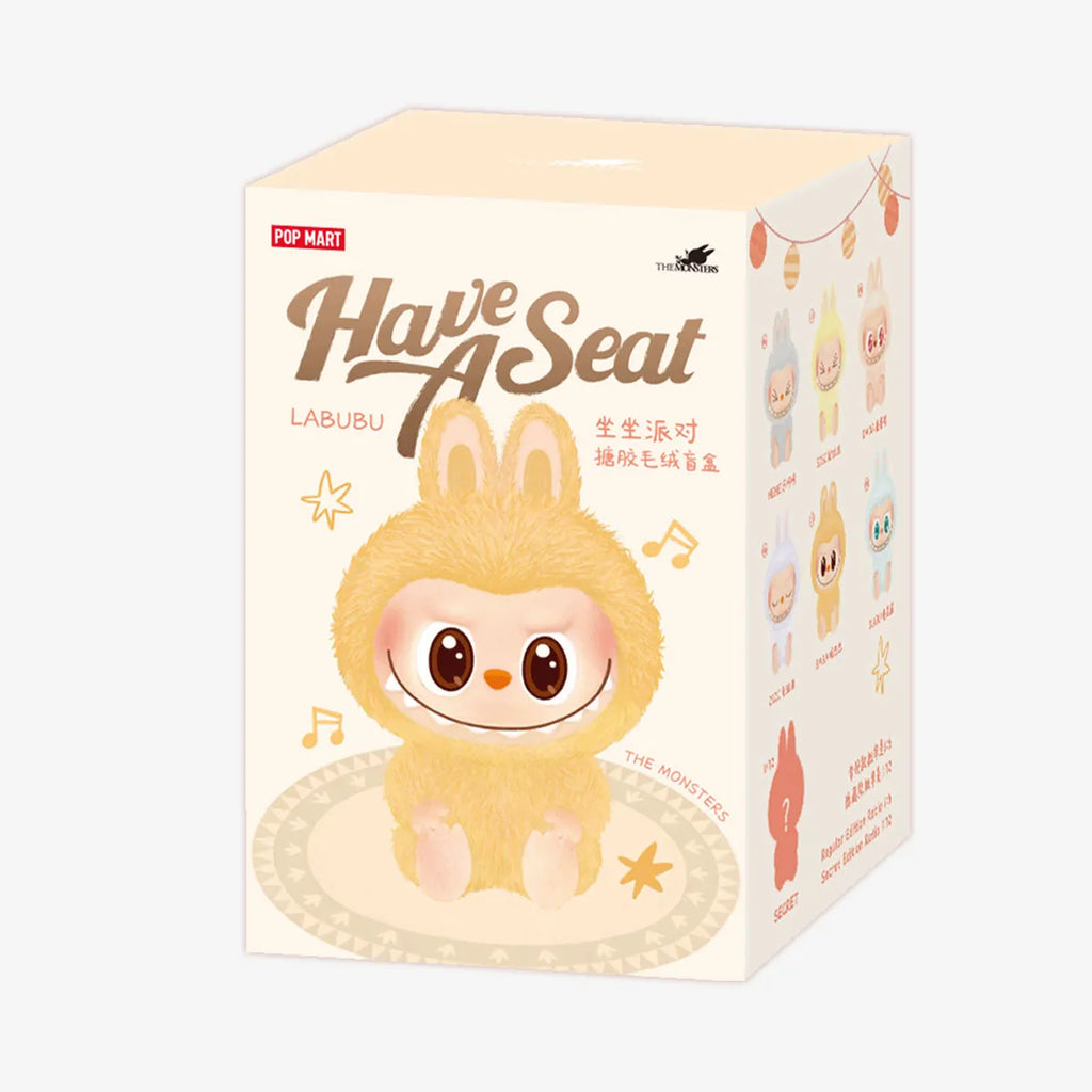 Pop Mart The Monsters Labubu Have A Seat 'HEHE' Vinyl Pendant