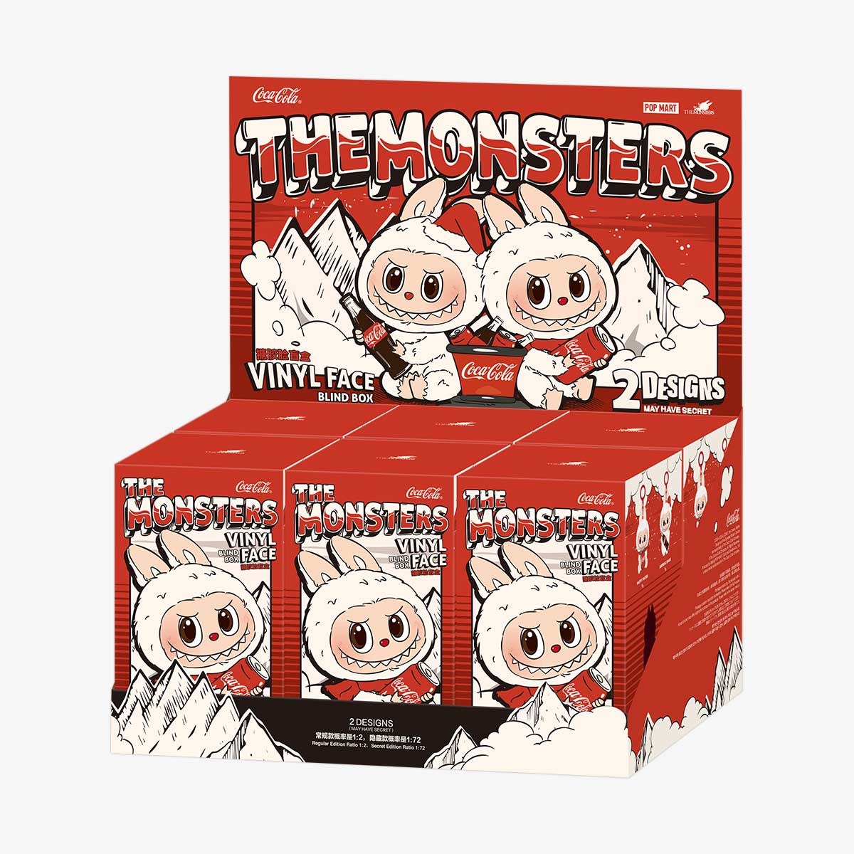 Pop Mart Labubu The Monsters ‘Coca Cola’ Series Vinyl Face Blind Box
