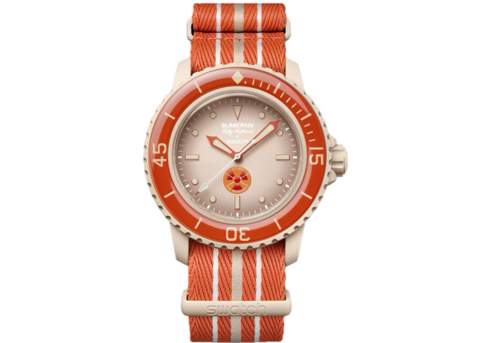 Swatch x Blancpain Bioceramic Scuba Fifty Fathoms Arctic Ocean - SO35N100