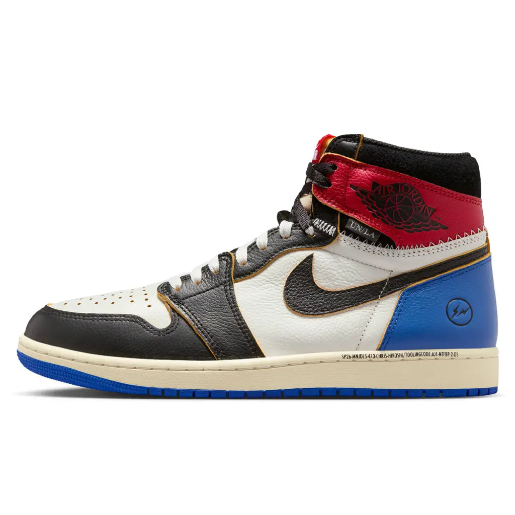 Air Jordan 1 Retro High OG SP 'Fragment x Union LA Varsity Red Sport Royal'